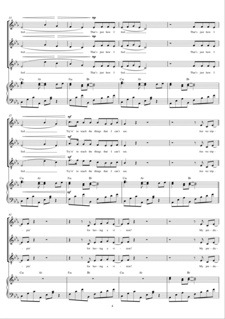 Am I Wrong (arr. Mark De-Lisser) SAT scores gallery preview page 4