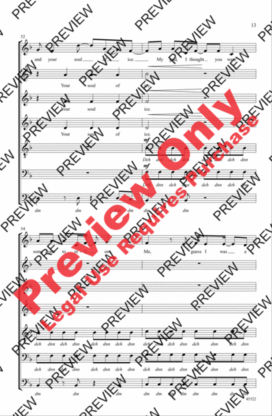 Last Christmas 4-Part scores gallery preview page 27