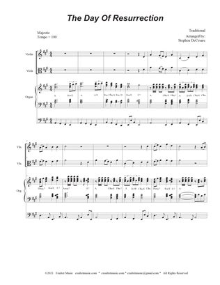 The Day Of Resurrection (Duet for Violin and Viola - Organ Accompaniment)
