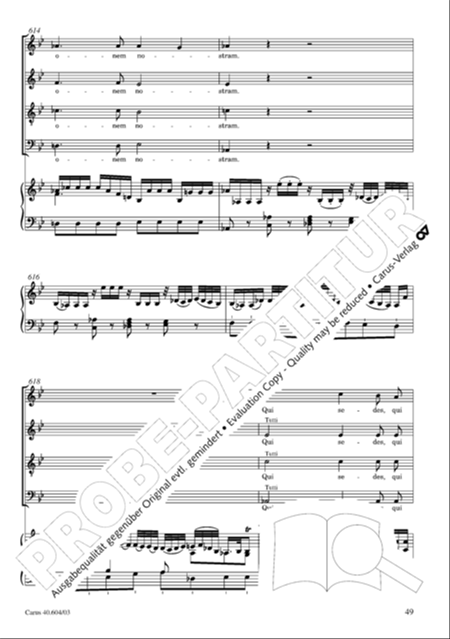 Grosse Mariazeller Messe in C 4-Part scores gallery preview page 58