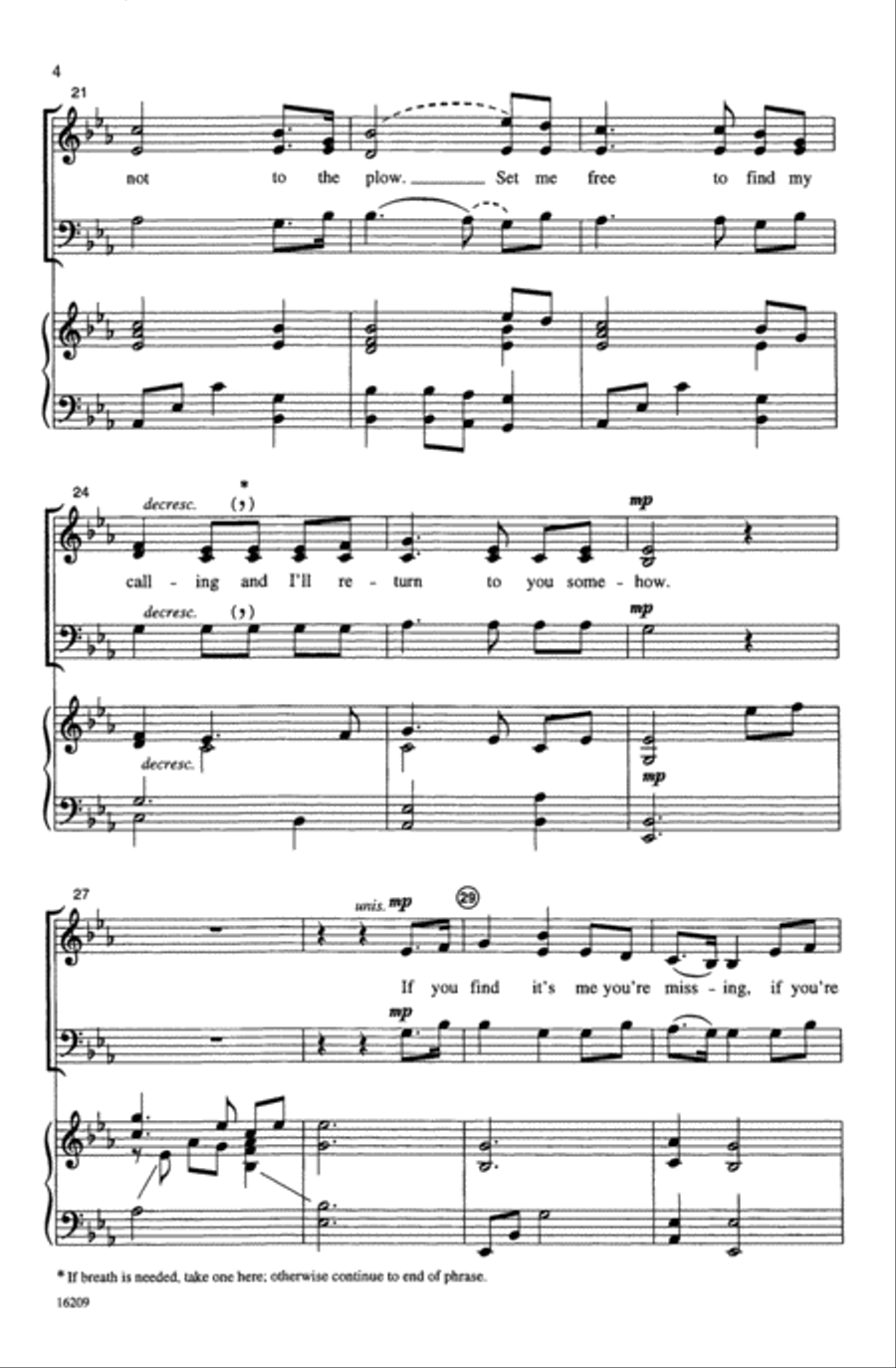 Homeward Bound Choir scores gallery preview page 3