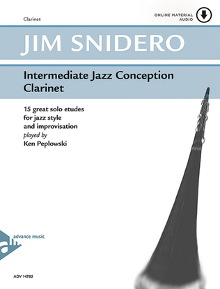 Book cover for Intermediate Jazz Conception Clarinet