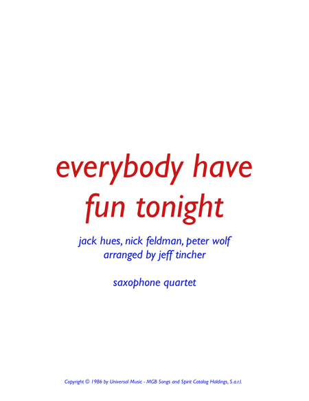Everybody Have Fun Tonight image number null