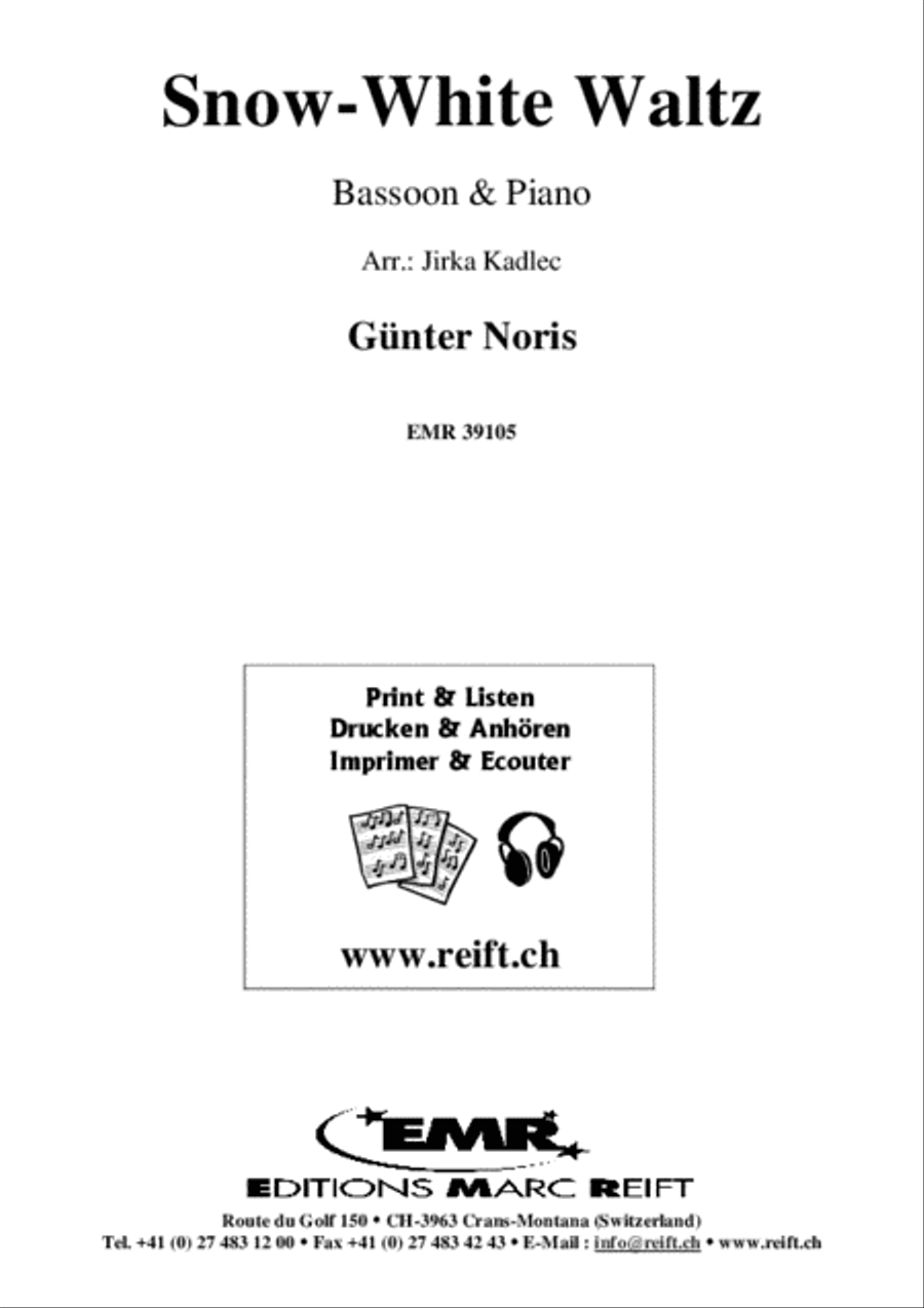 Snow-White Waltz Bassoon Solo scores gallery preview page 2