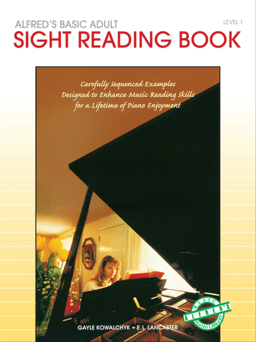 Alfred's Basic Adult Piano Course Sight Reading, Book 1