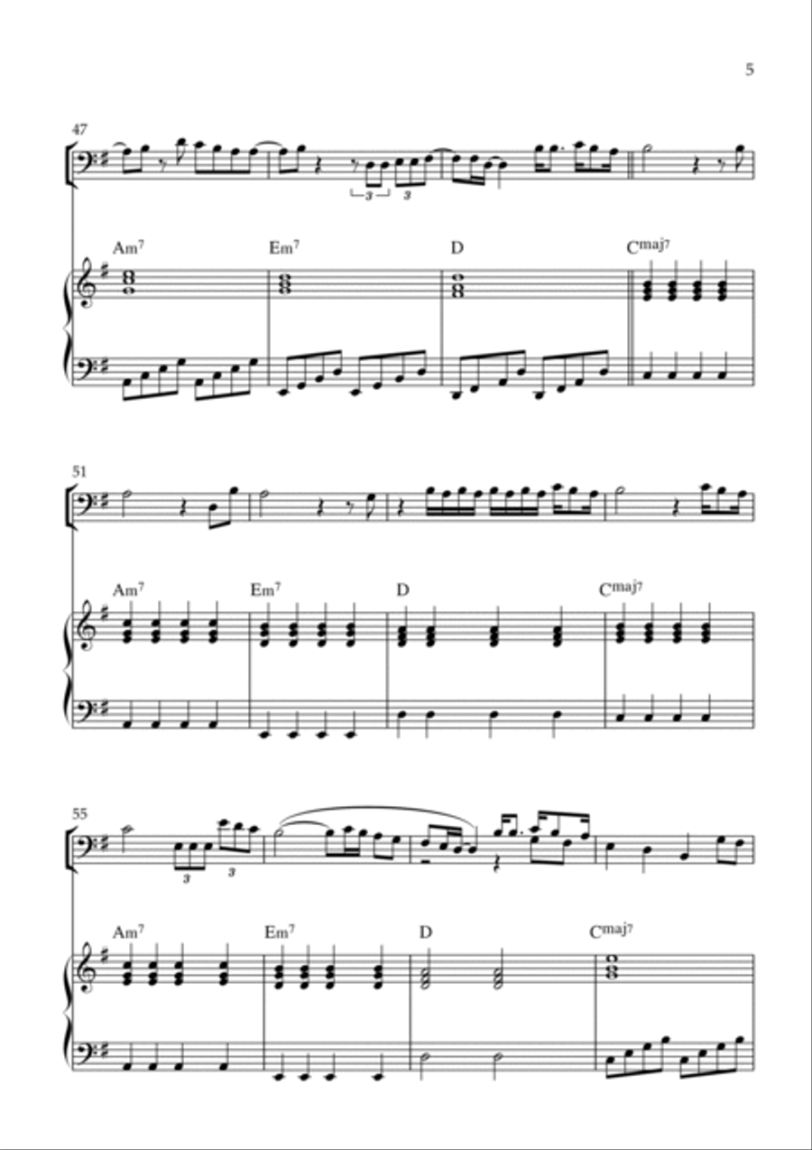 Cuff It Piano scores gallery preview page 5