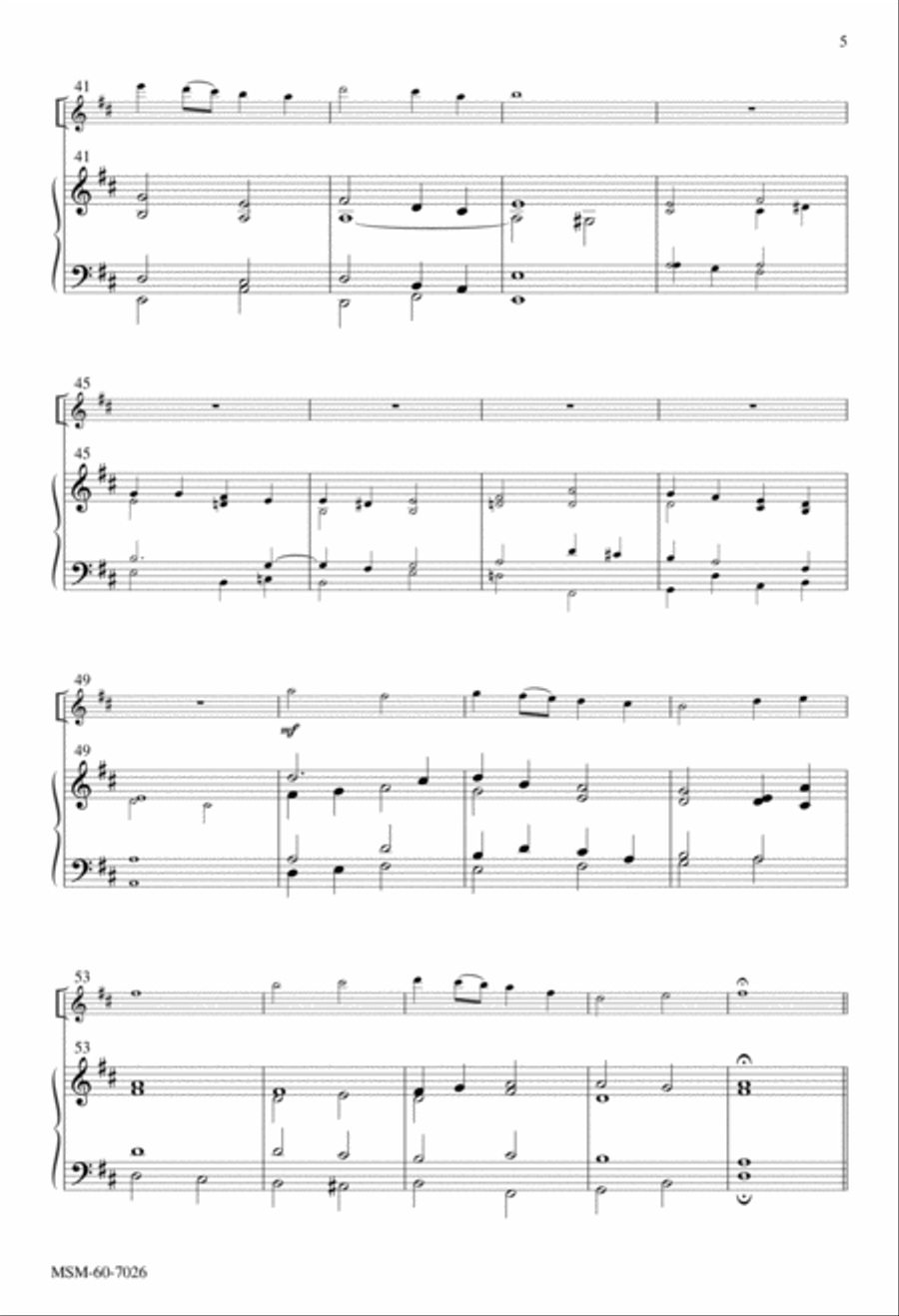 Now We Join in Celebration 4-Part scores gallery preview page 5