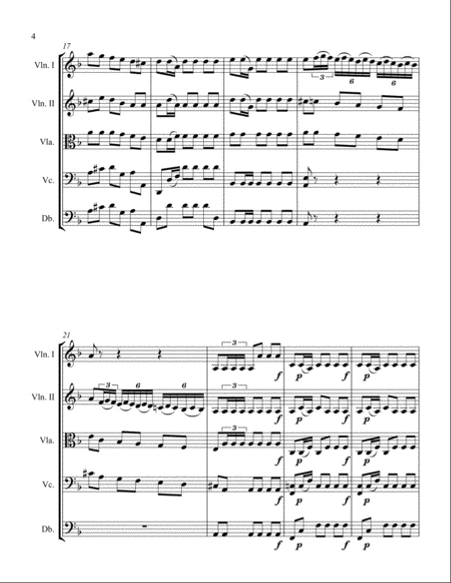 Bolero String Orchestra scores gallery preview page 4