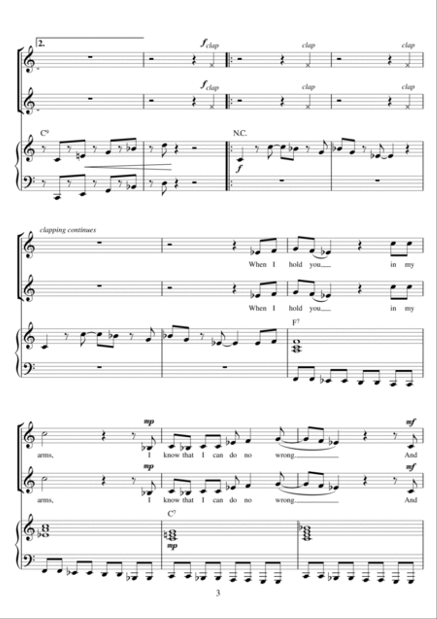 I Got You (I Feel Good) (arr. Rick Hein) Choir scores gallery preview page 3