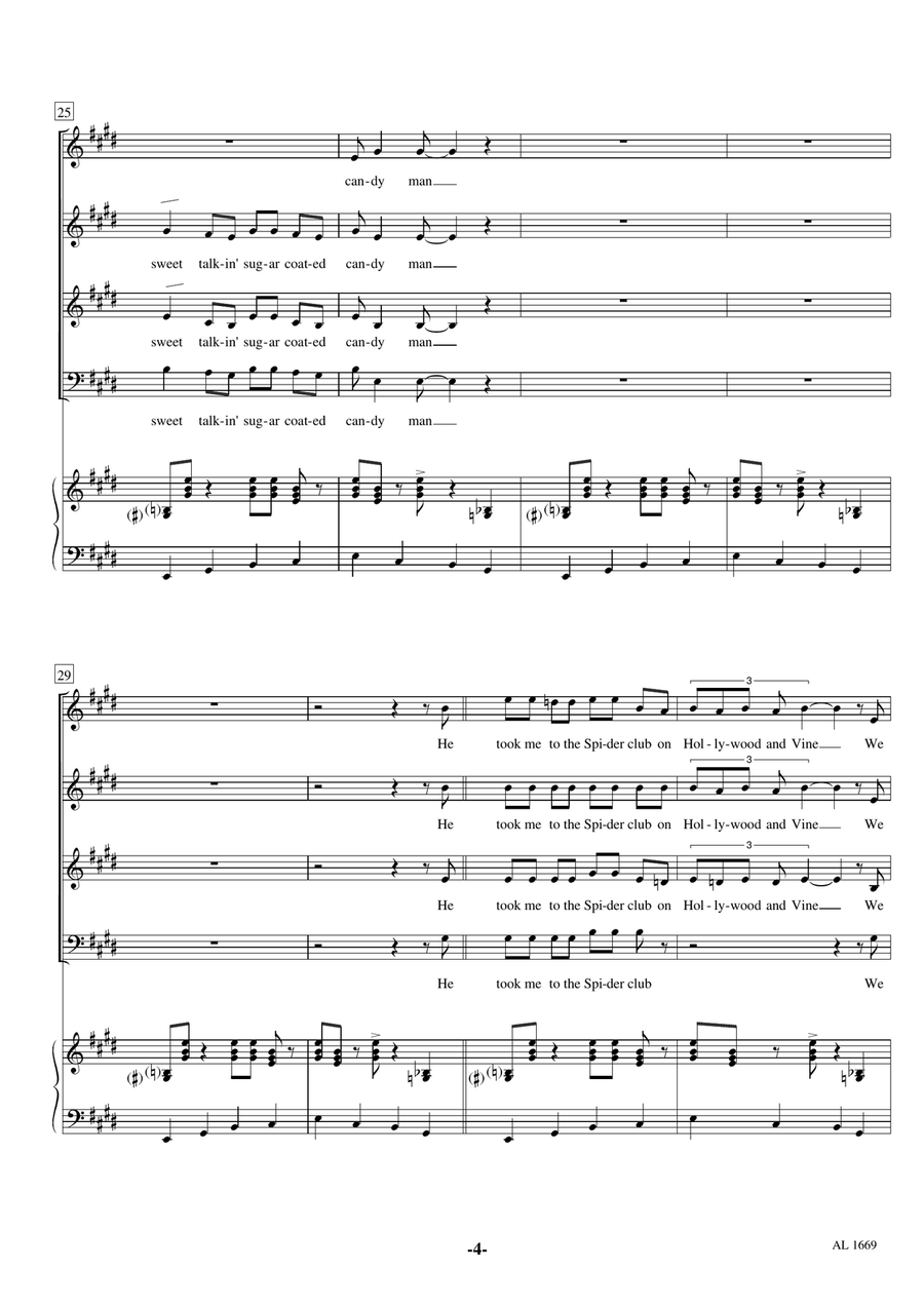 Candyman 3-Part scores gallery preview page 4