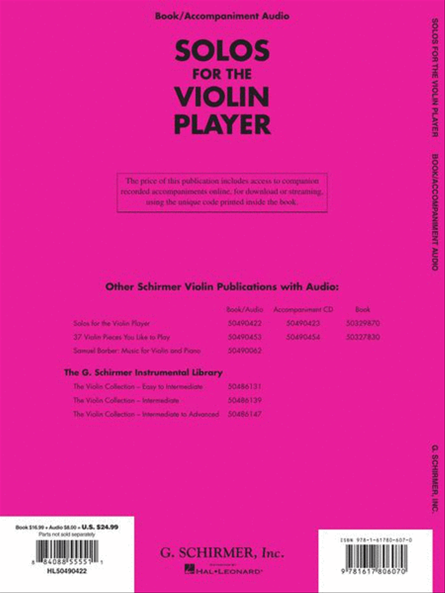 Solos for the Violin Player Violin Solo scores gallery preview page 8