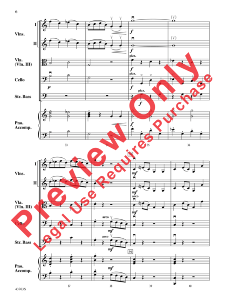 Sonatina in C String Orchestra scores gallery preview page 7