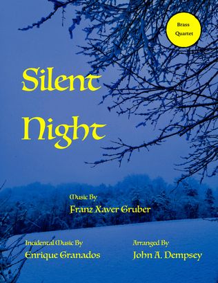 Book cover for Silent Night (Brass Quartet): Two Trumpets and Two Trombones