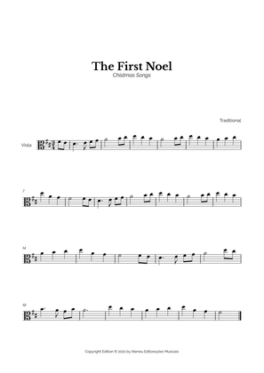 The First Noel for Easy Viola Solo