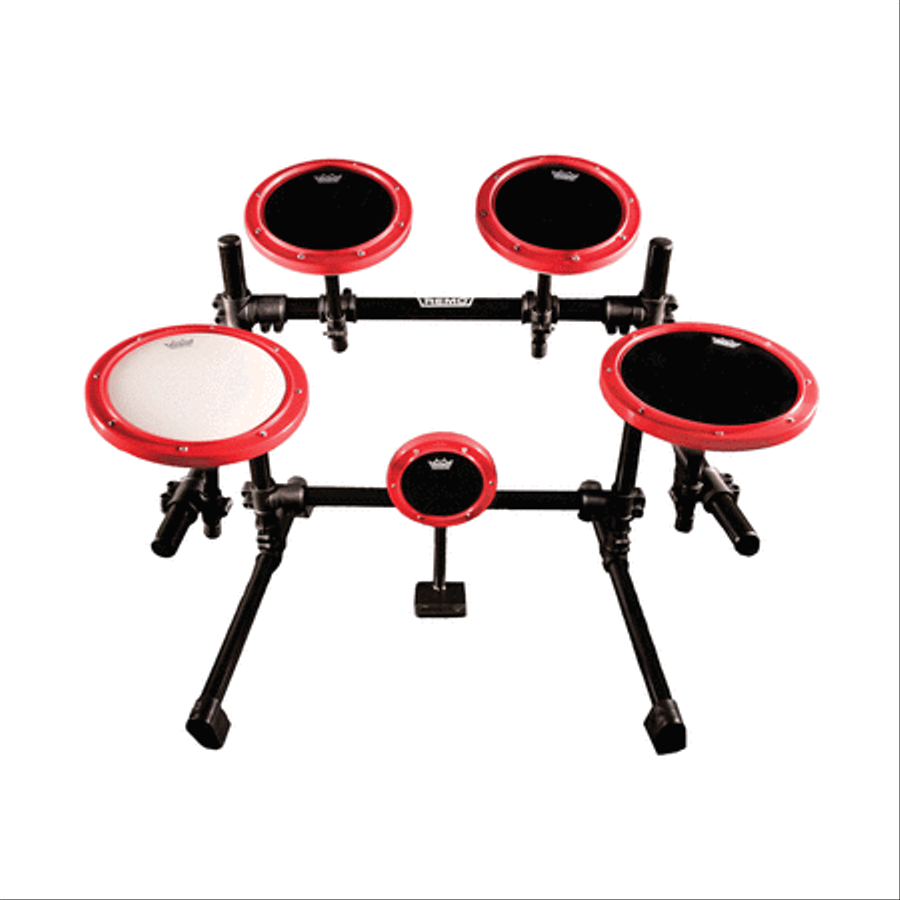 Practice Pad Set, Modular Steel, 5 Pieces, Red