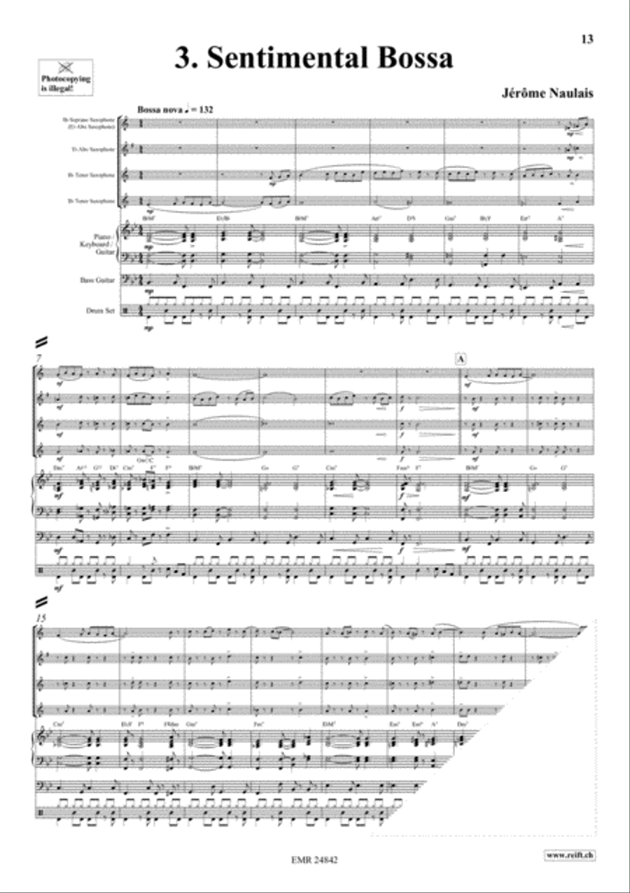 Play With Your Band Volume 4 Saxophone Ensemble scores gallery preview page 6