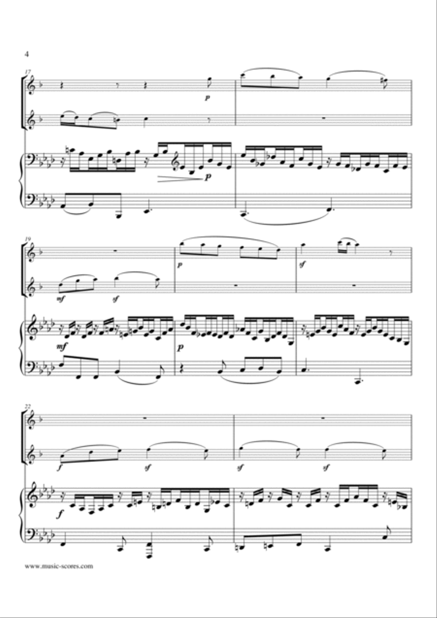 Op.38, No.6 - Duetto - Song without Words Woodwind Duet scores gallery preview page 4