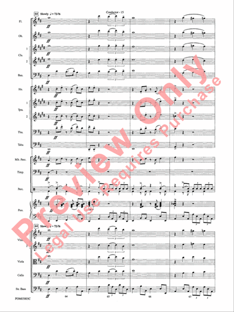 New York, New York, Theme from Full Orchestra scores gallery preview page 17