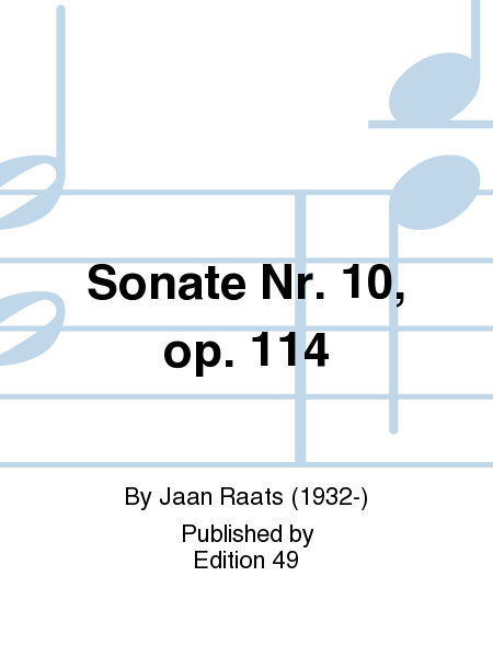 Sonate Nr. 10, op. 114