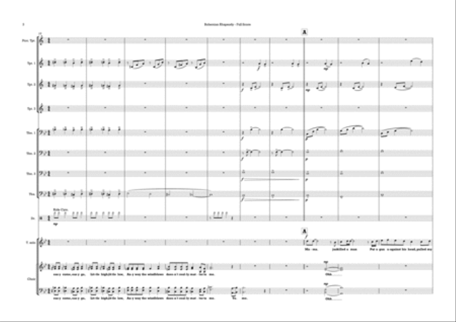 Bohemian Rhapsody Bohemian Rhapsody 4-Part scores gallery preview page 4