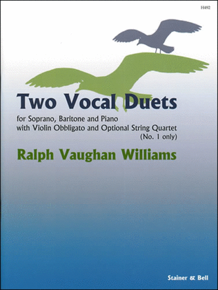 Book cover for Two Vocal Duets
