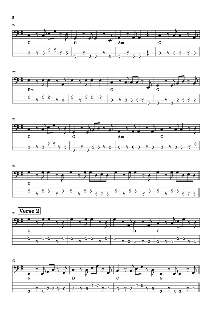 Take It Easy Guitar Tablature scores gallery preview page 2