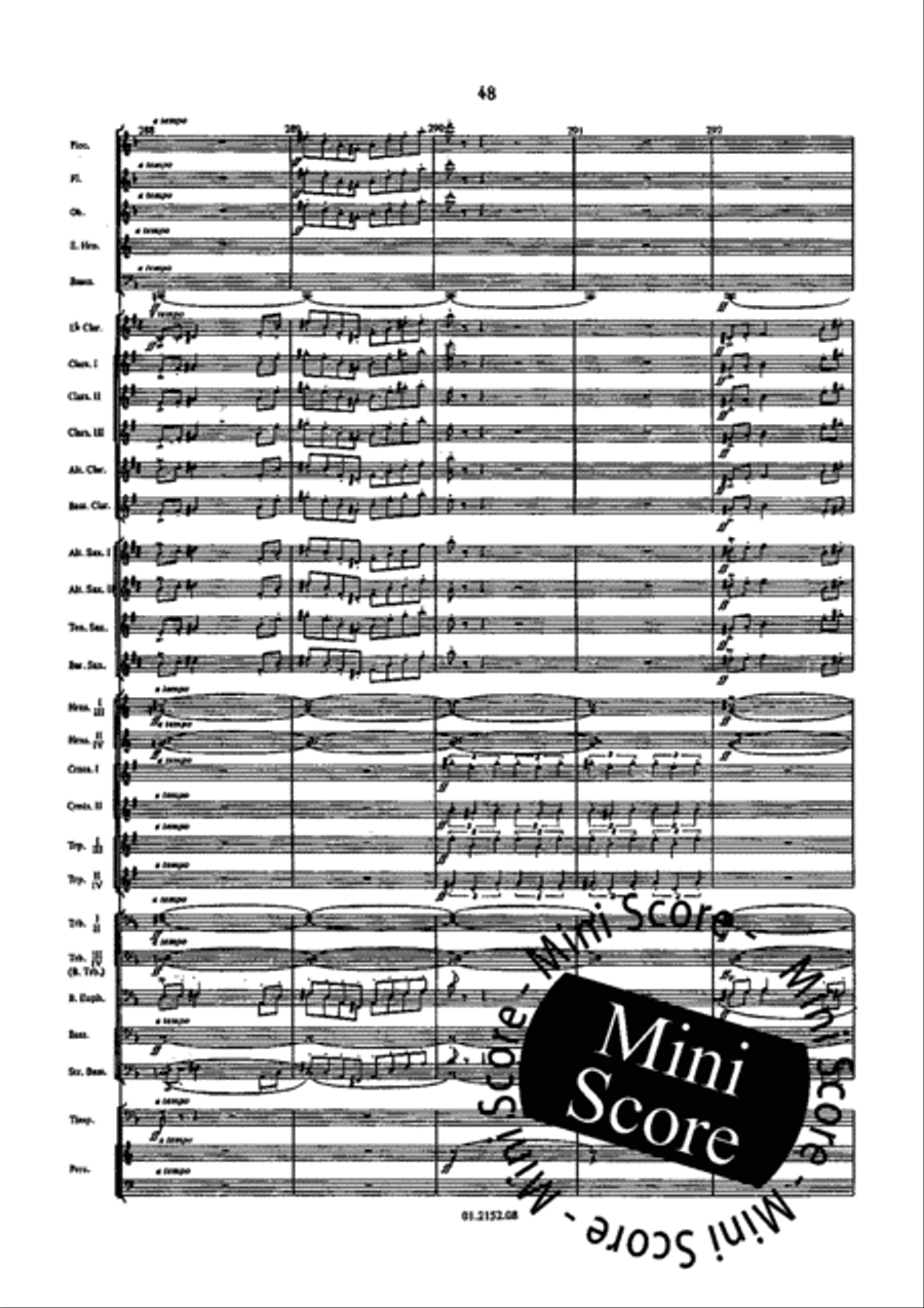 Le Roi D'Ys Concert Band scores gallery preview page 54