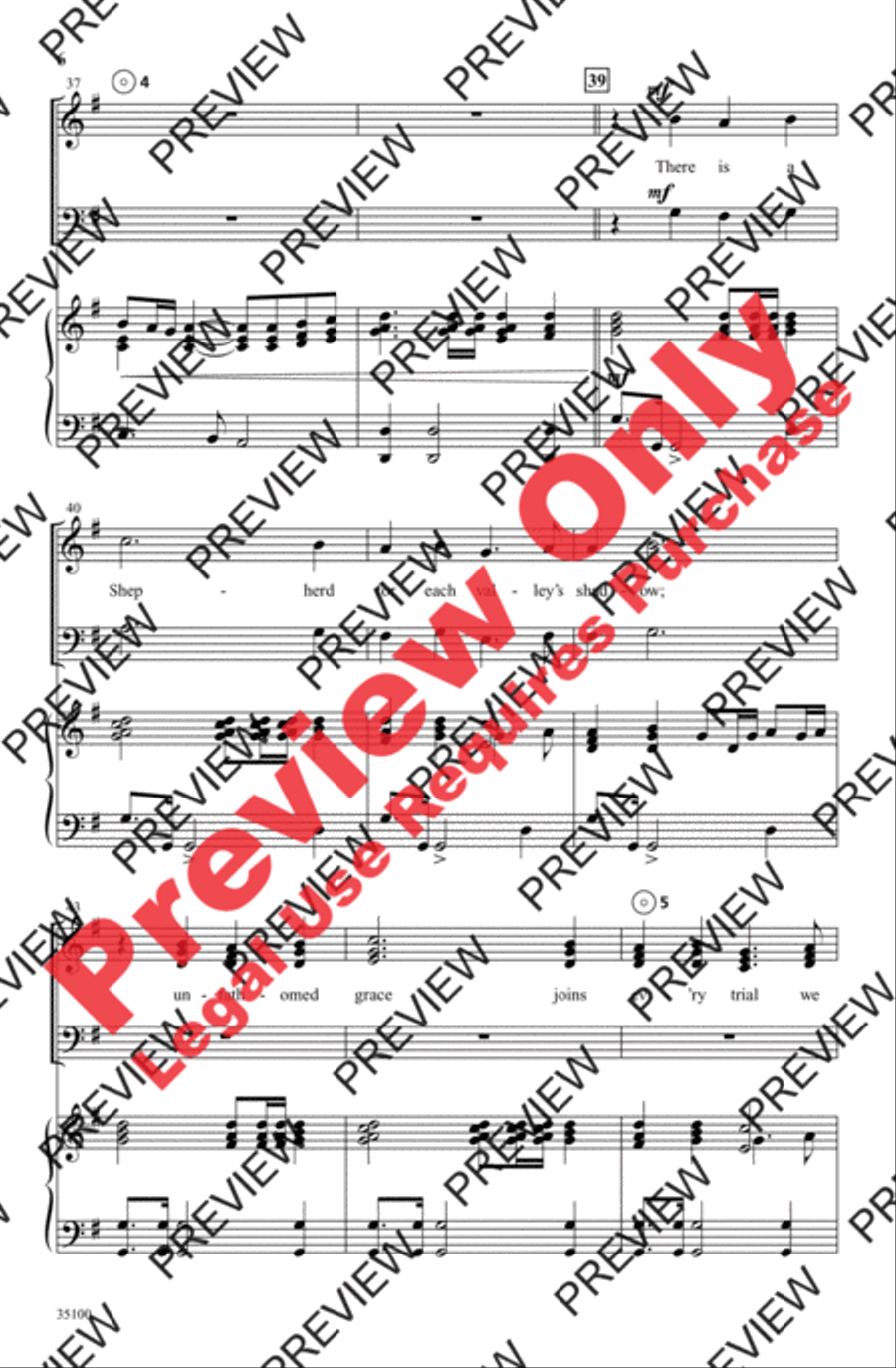 Thanks Be to God 4-Part scores gallery preview page 6