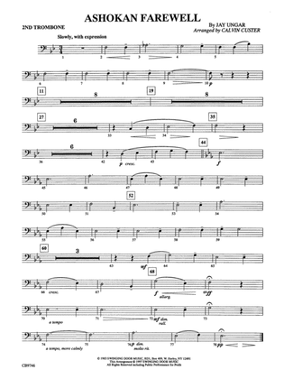 Ashokan Farewell (from The Civil War): 2nd Trombone