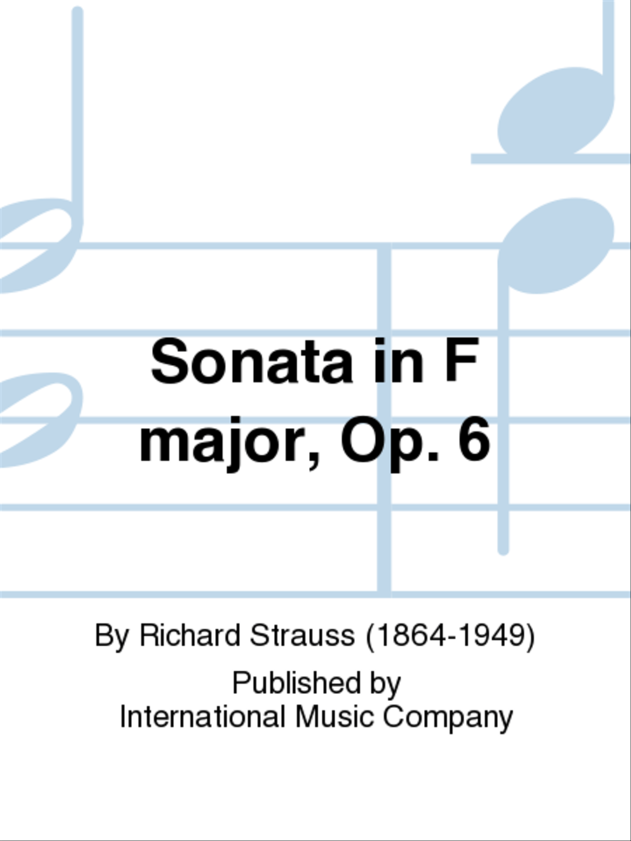 Sonata in F major, Op. 6 Piano Accompaniment scores gallery preview page 1