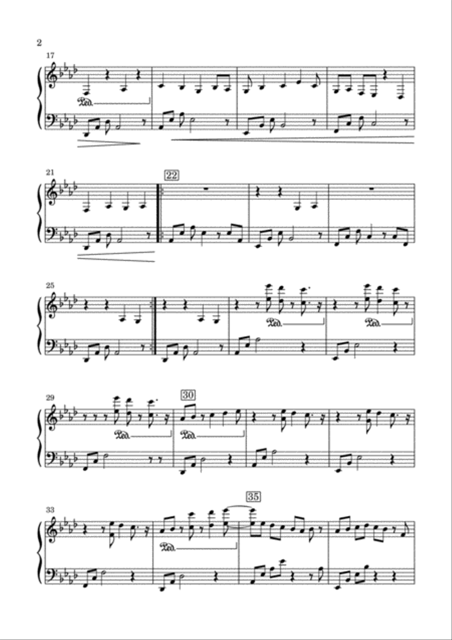 I Miss Her I Miss Her Piano Solo scores gallery preview page 2