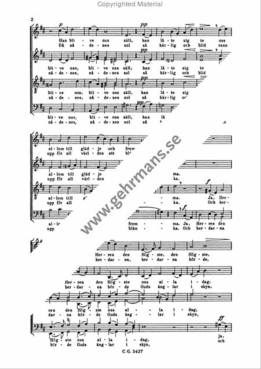 Morgonpsalm Divisi scores gallery preview page 3