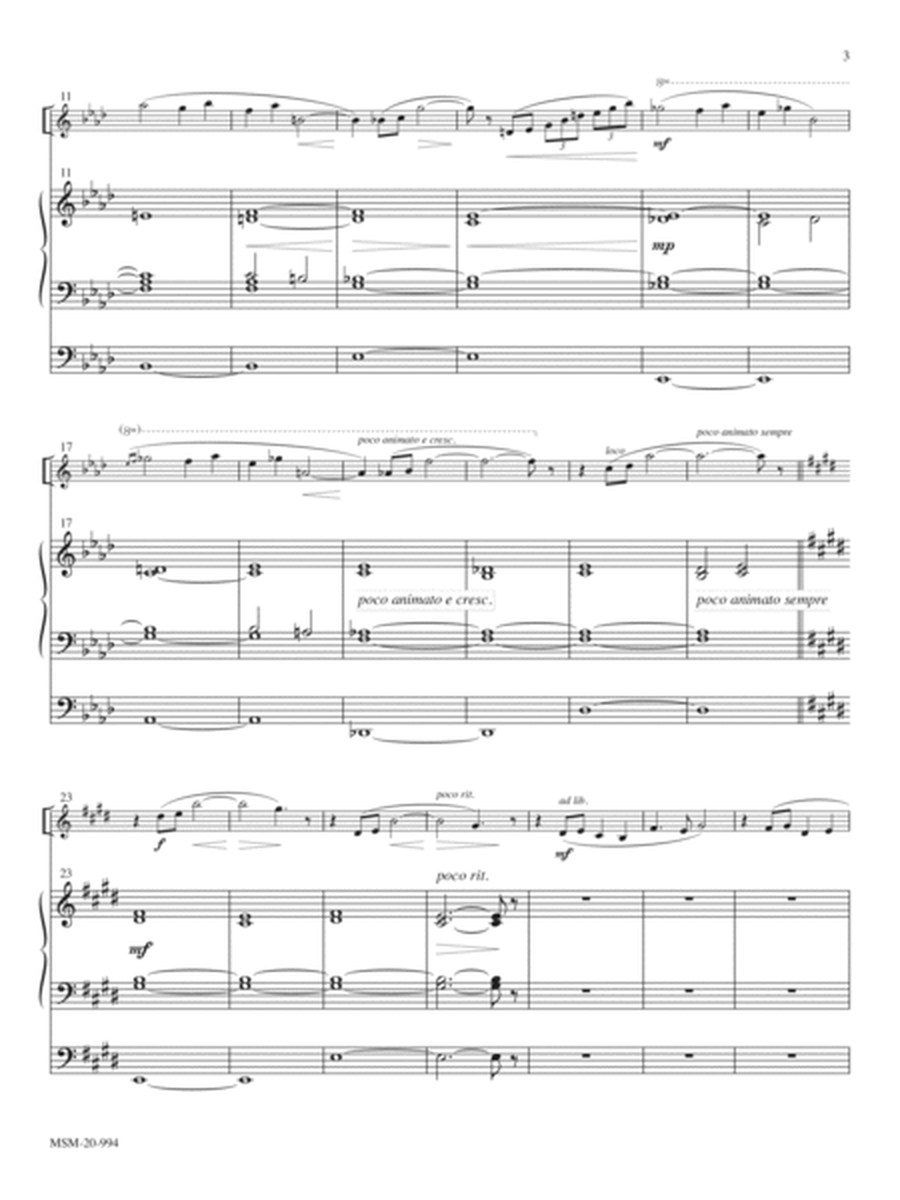 Peace for Violin and Organ (Downloadable)