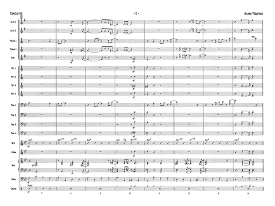 Alone Together: Score Alone Together: Score Jazz Ensemble scores gallery preview page 4