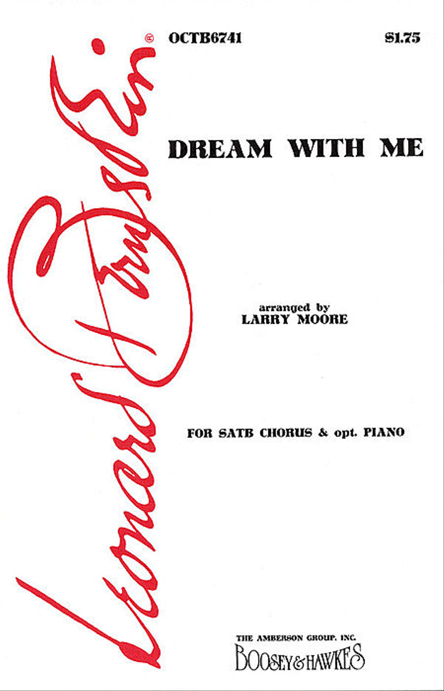 Dream with Me (from Peter Pan) TTBB scores gallery preview page 1