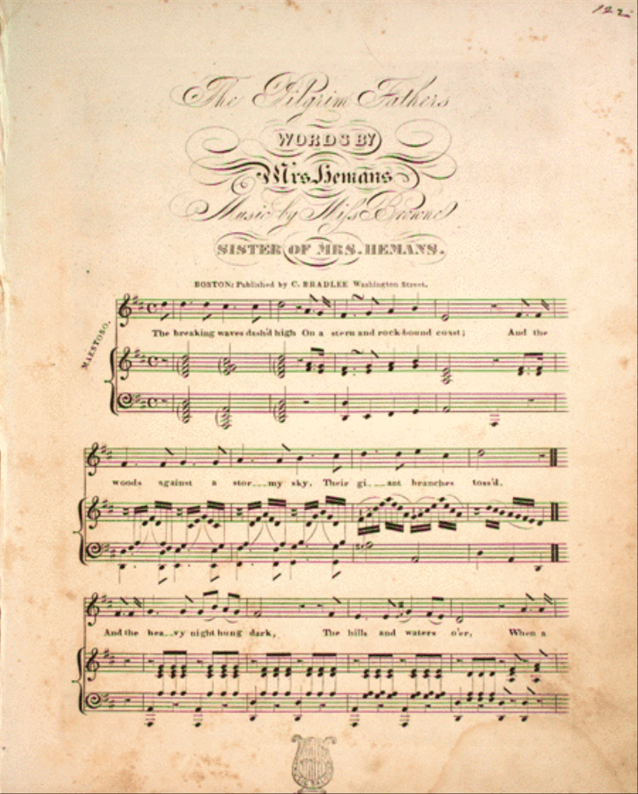 The Pilgrim Fathers Voice scores gallery preview page 1