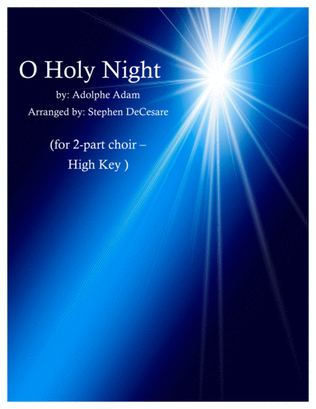Book cover for O Holy Night (for 2-part choir - High Key)