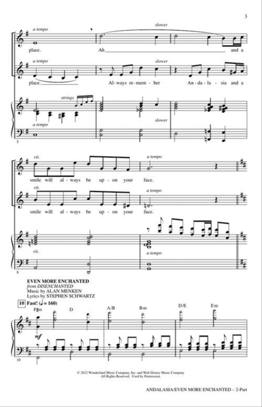 Andalasia/Even More Enchanted 2-Part scores gallery preview page 4