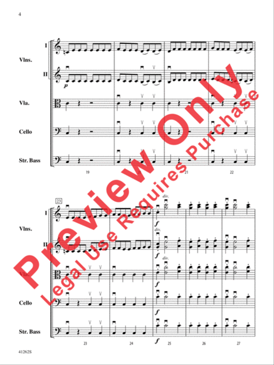 Cosi Fan Tutte String Orchestra scores gallery preview page 5