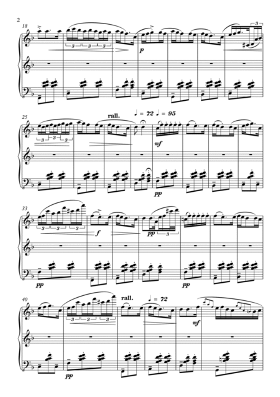 Valle brilante çame Valle brilante çame Piano Solo scores gallery preview page 2