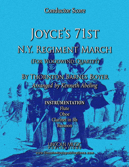 March - Joyce’s 71st N.Y. Regiment March (for Woodwind Quartet) image number null