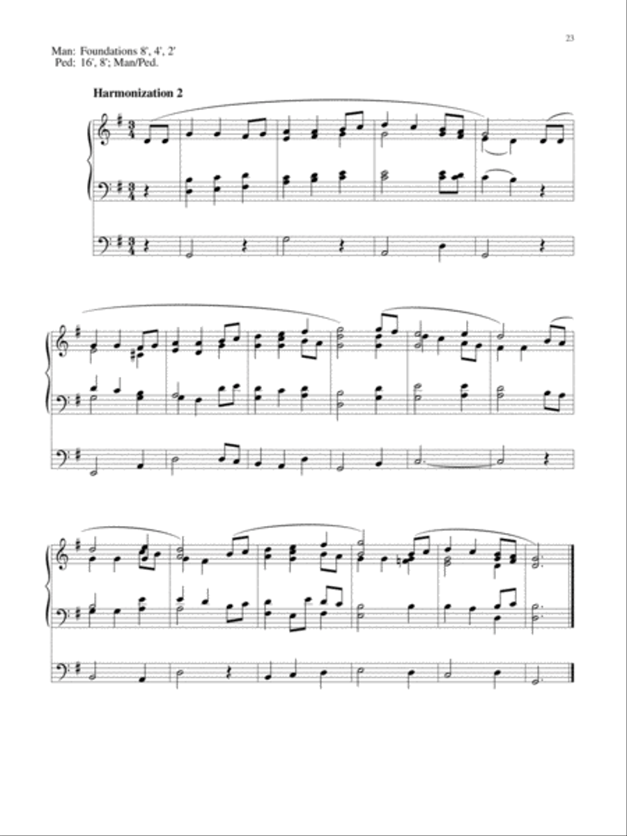 Wondrous Birth Seven Hymn Settings for Organ Organ Solo scores gallery preview page 24