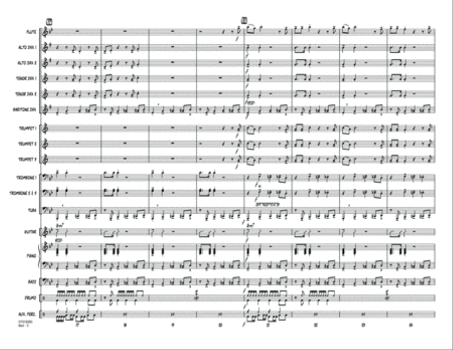 Bad - Conductor Score (Full Score) Jazz Ensemble scores gallery preview page 4