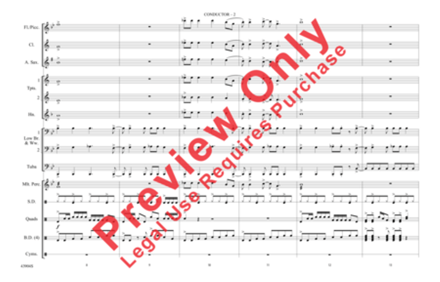 Rock and Roll Marching Band scores gallery preview page 3