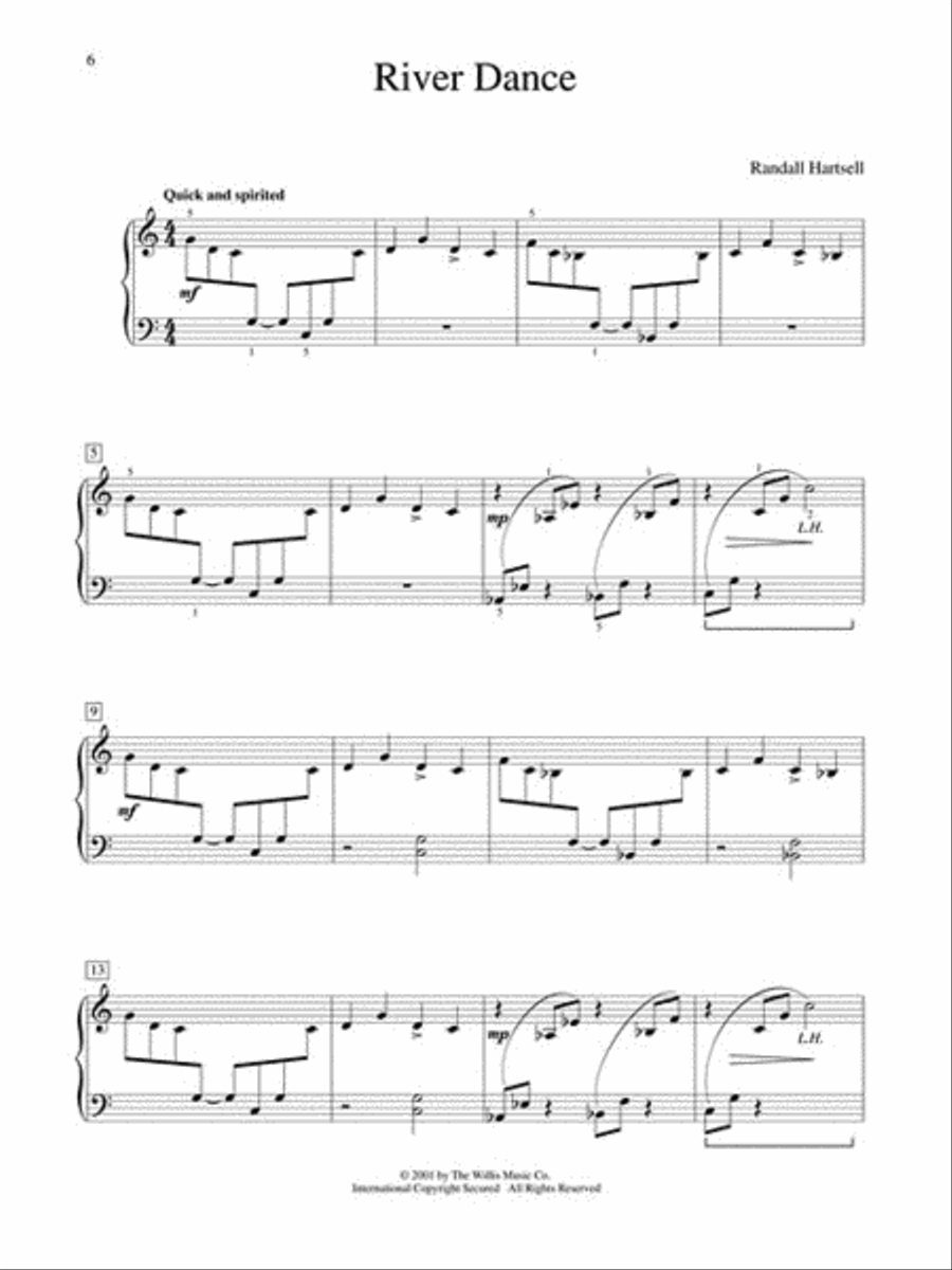 Composer's Choice – Randall Hartsell Piano scores gallery preview page 3