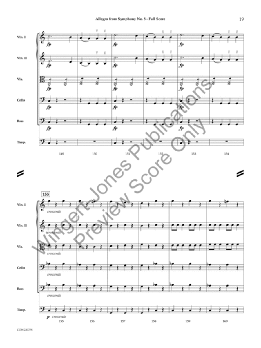 Allegro String Orchestra scores gallery preview page 18
