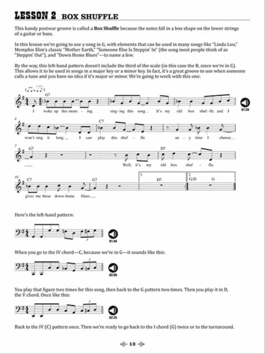 Blues & Barrelhouse Piano Piano Method scores gallery preview page 3