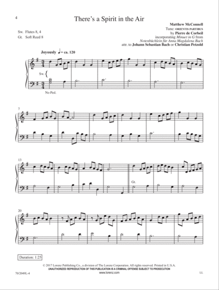 Classical Hymns for Organ Organ Solo scores gallery preview page 3