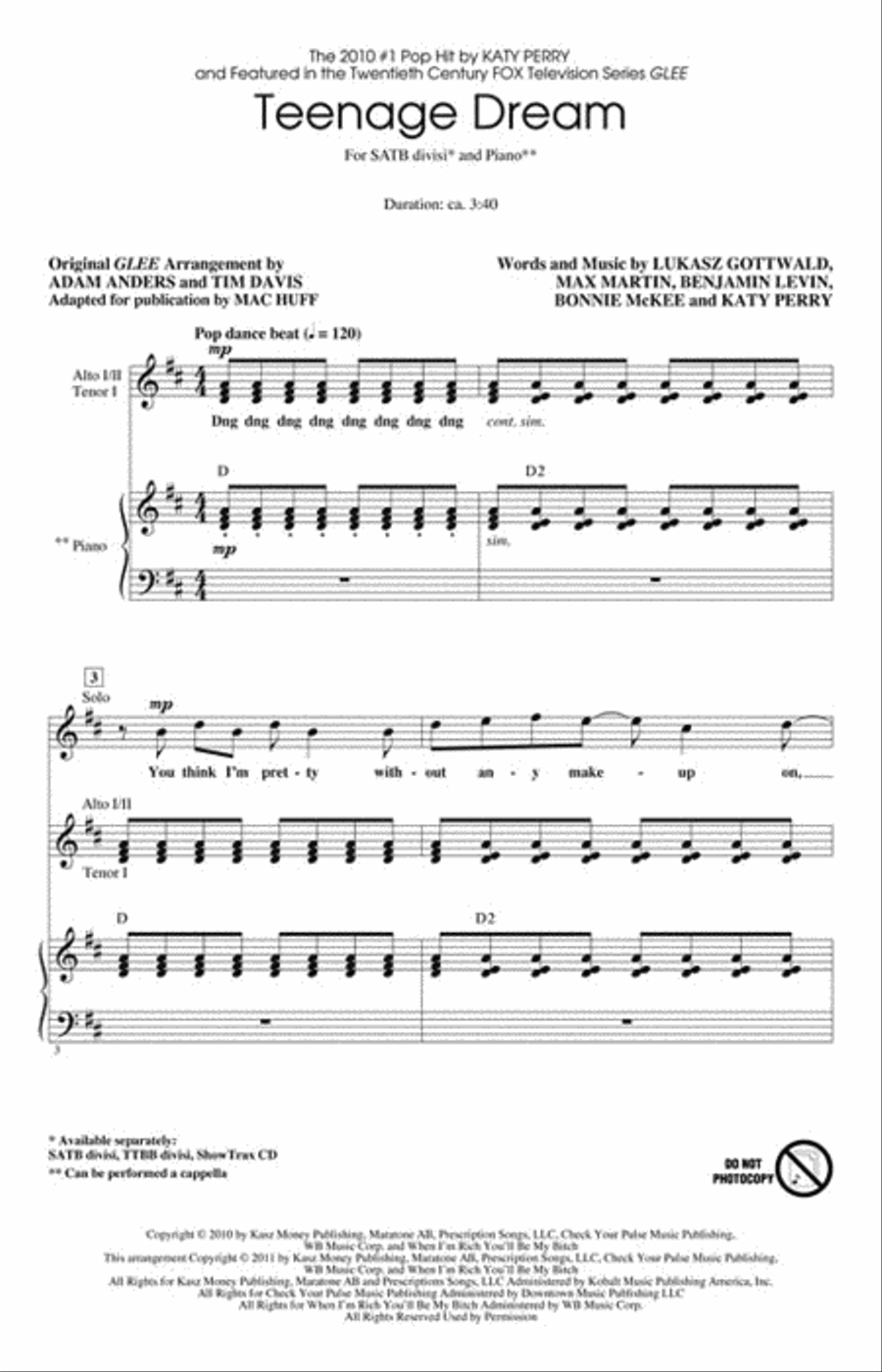 Teenage Dream Teenage Dream Divisi scores gallery preview page 2