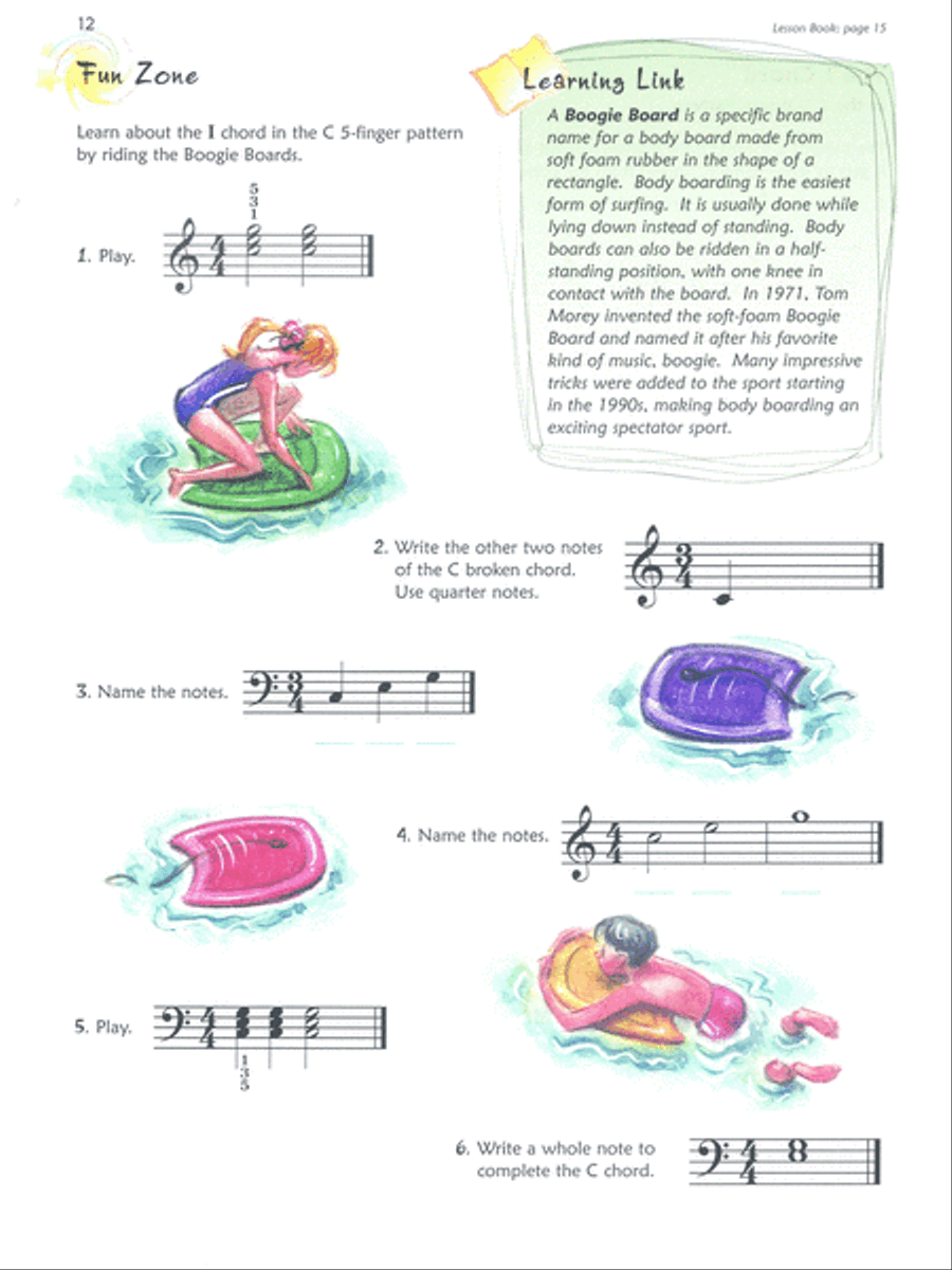 Premier Piano Course Theory, Book 2A Piano Method scores gallery preview page 2